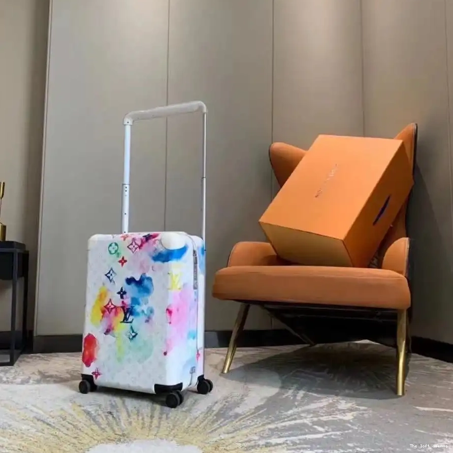 WATERCOLOUR HORIZON MONOGRAM SUITCASE 55 37L CUSTOM 0528